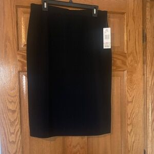 Jones New York Classic Black Pencil Skirt